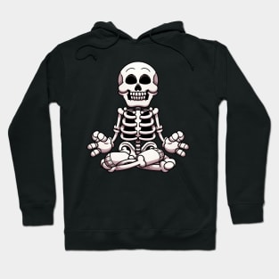 Meditating Skeleton Hoodie